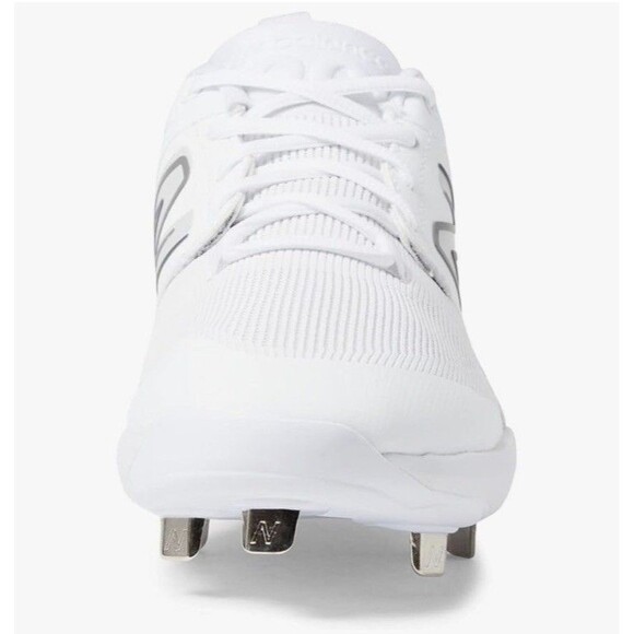 New Balance Unisex Soccer Cleats Shoes Men’s 15 White Fresh Foam X 3000 v6 Metal - Picture 2 of 11